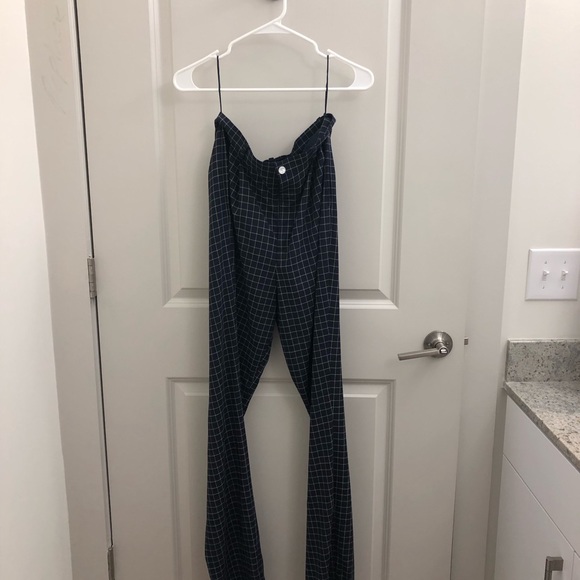 Ralph Lauren Collection NWT navy checked pants - Picture 2 of 4